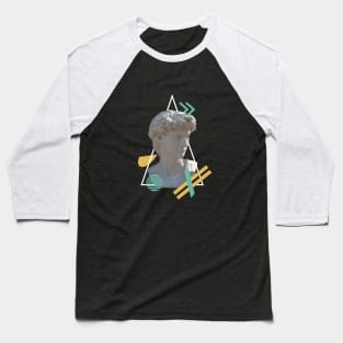 David Sculpture with Minimalist Shapes Baseball T-Shirt